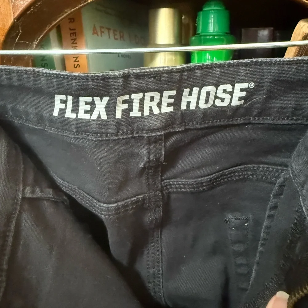 Men's DuLuth Fire Flex black jeans 38x34 - Picture 2 of 6